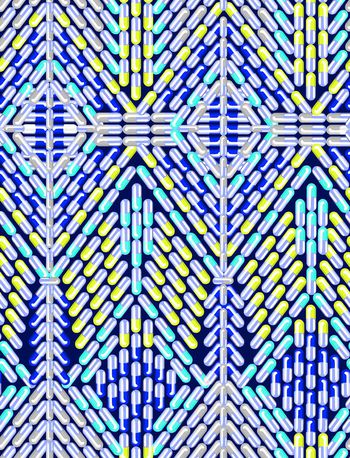 491743-時尚药丸形圖案印花