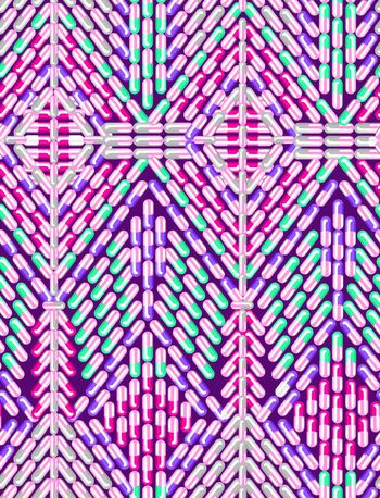 491744-時尚药丸形圖案印花