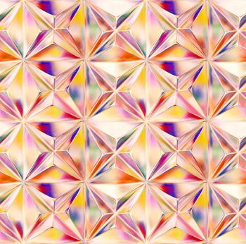 491766-流行时尚几何幻彩花纹印花