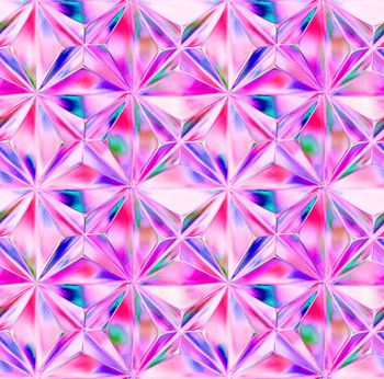 491767-流行时尚几何幻彩花纹印花