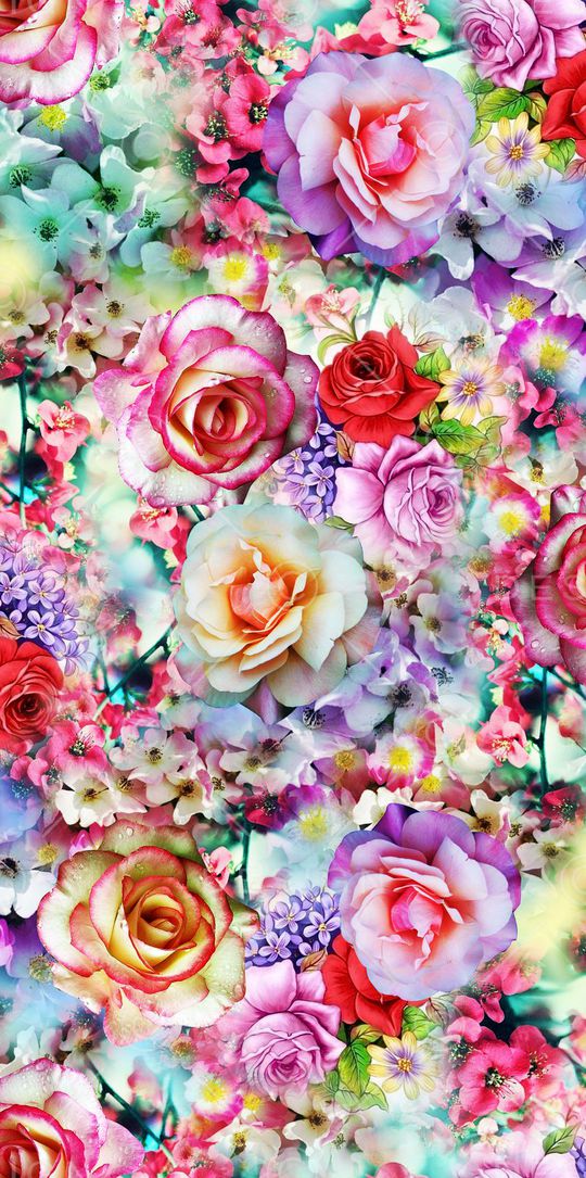 数码绚丽多彩印花华亿平台图片