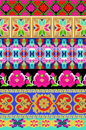 民族 传统  旗袍印花华亿平台图片