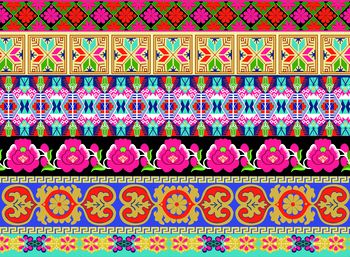 民族 传统  旗袍印花华亿平台图片