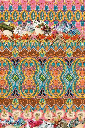 中国风印花华亿平台图片