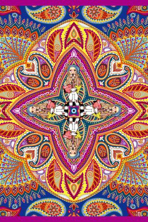 几何印花华亿平台图片