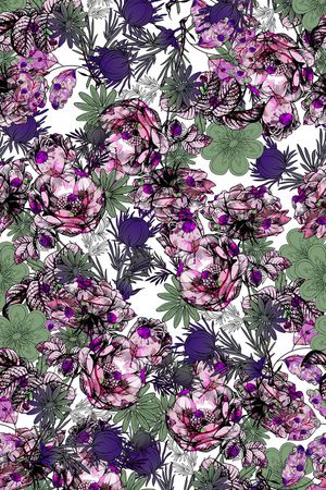 窗帘布印花华亿平台图片