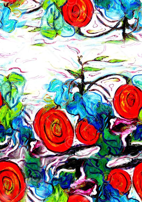 几何圆圈印花华亿平台图片