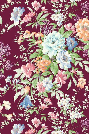 繁花似锦印花华亿平台图片