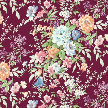 繁花似锦印花华亿平台图片