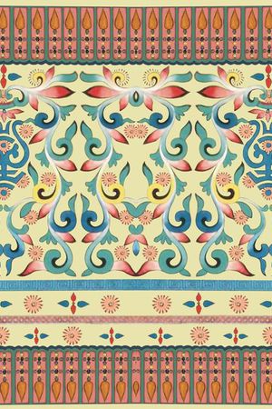 复古印花华亿平台图片