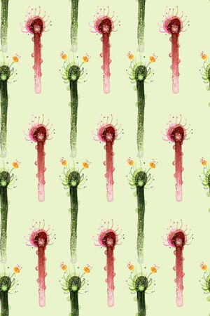 仙人掌印花华亿平台图片