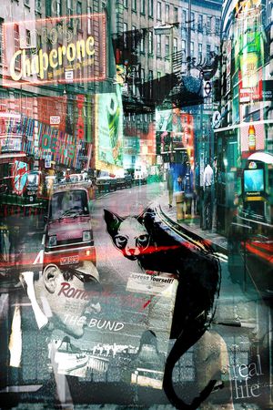 抽象印花华亿平台图片