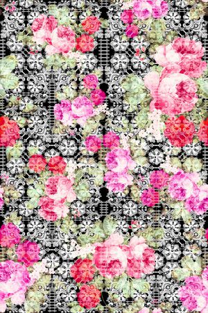 蕾丝印花华亿平台图片