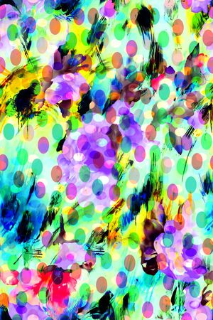 抽象印花华亿平台图片