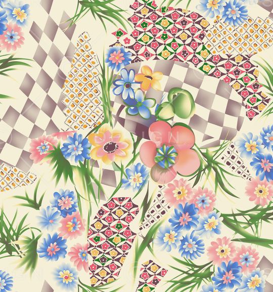 简约印花华亿平台图片