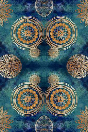 玫瑰金花纹印花华亿平台图片