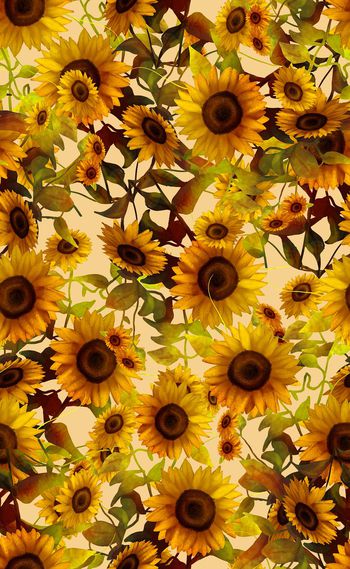 492519-欧美流行时尚手绘向日葵花卉 女装连