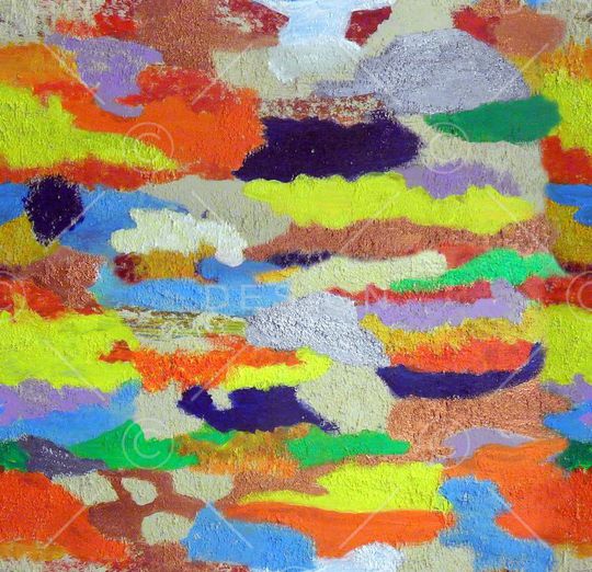 水粉画印花华亿平台图片