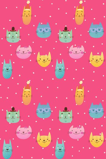 492535-卡通小动物头像波点童装华亿平台