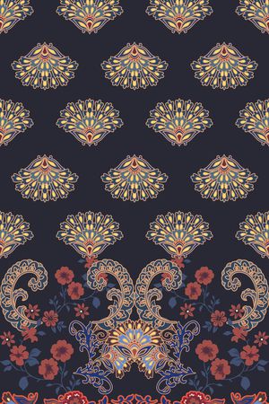 复古印花华亿平台图片