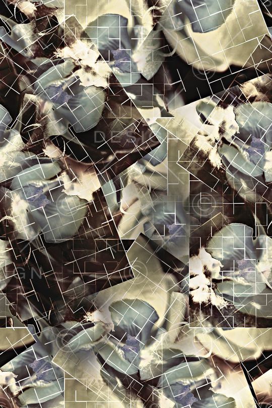 字母方格印花华亿平台图片