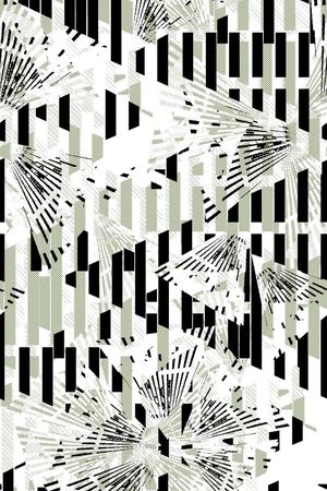 几何圆柱印花华亿平台图片