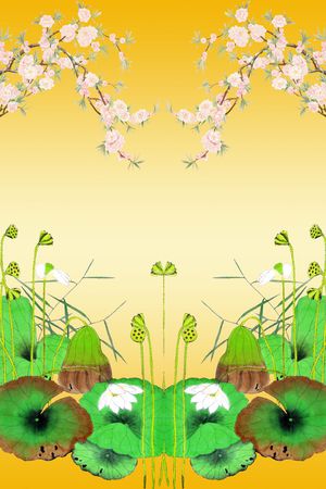 中国风印花华亿平台图片