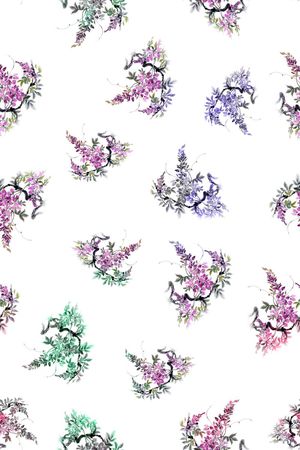 清新印花华亿平台图片