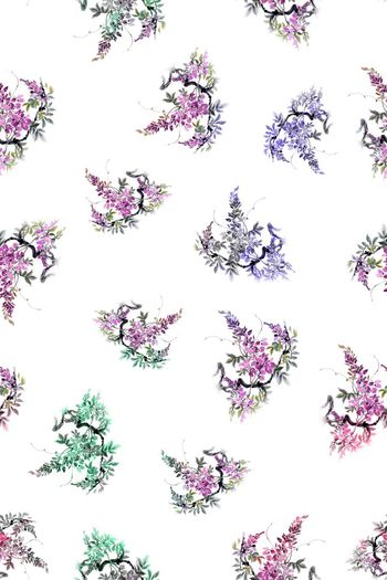 清新印花华亿平台图片