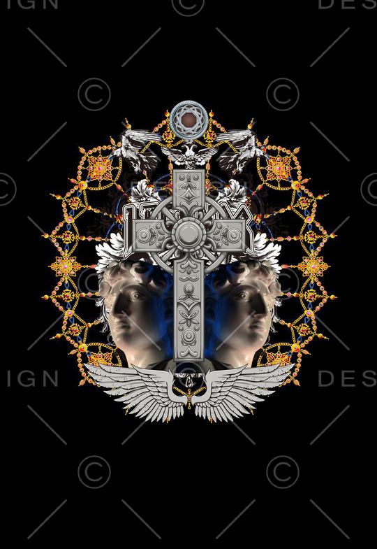 潮流时尚印花华亿平台图片