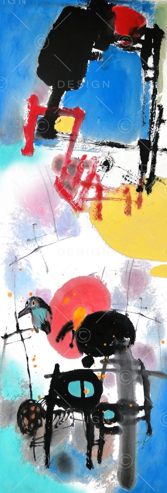 抽象印花华亿平台图片