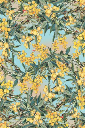 中国风印花华亿平台图片