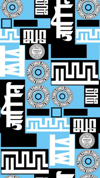 492779-原创时尚几何字母华亿平台