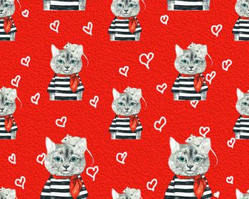 492835-猫和老鼠手绘爱心大作战