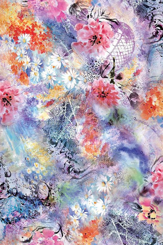 抽象印花华亿平台图片