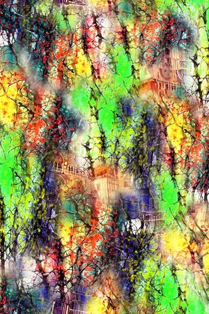 手绘印花华亿平台图片