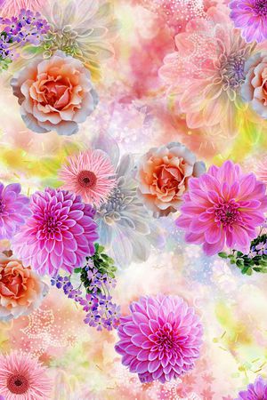 小清新印花华亿平台图片