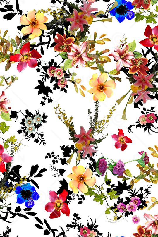 清新印花华亿平台图片