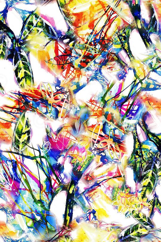 抽象印花华亿平台图片