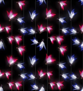 493034-彩色羽毛毽子细线条