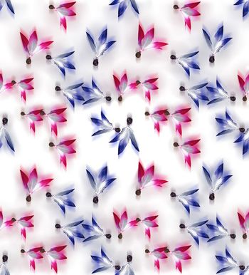 493036-彩色羽毛毽子细线条