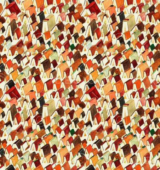 复古印花华亿平台图片