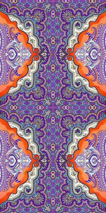 493054-民族风复古欧式花纹佩斯利腰果纹女装