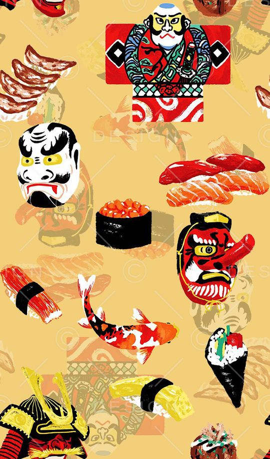 寿司印花华亿平台图片