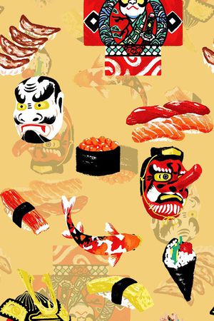 寿司印花华亿平台图片