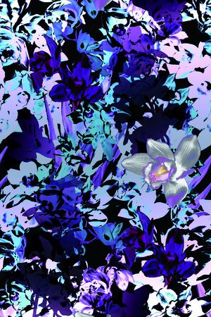 抽象印花华亿平台图片