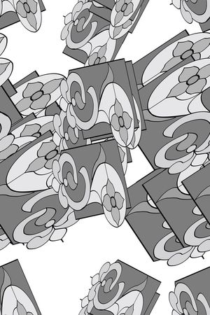 复古印花华亿平台图片