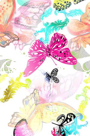 抽象印花华亿平台图片