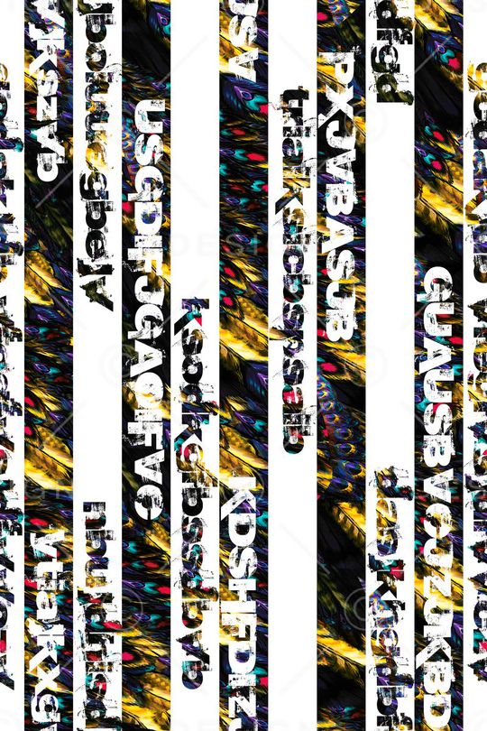 休闲时尚 炫彩 欧美 几何印花华亿平台图片