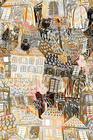 仿古印花华亿平台图片